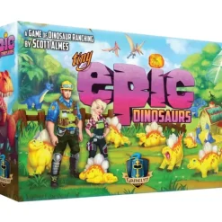Board Game<Tiny Epic Dinosaurs GLG TEDINO - Miniature Marvels: Airplane Models & Painted Dice