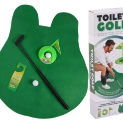 Egpull<TOILET GOLF - Golfer Bathroom Potty Putter Game Gift Set - Just sit and play! - Miniature Marvels: Airplane Models & Painted Dice