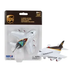 Airplane Model<TT900068 UPS PULLBACK W/LIGHT & SOUND - Miniature Marvels: Airplane Models & Painted Dice