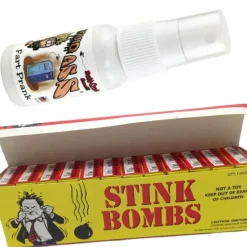 Egpull<Ultimate Stink Bomb Kit - 36 Stink Bombs & Liquid Ass spray - Miniature Marvels: Airplane Models & Painted Dice