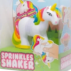 Egpull<Unicorn Sprinkles Shaker Dispenser - Sprinkle & Decorate Cake Dessert Candy - Miniature Marvels: Airplane Models & Painted Dice