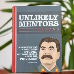 Egpull<Unlikely Mentors ~ Trump-Hitler-Stalin-Epstein-Putin-Andrew Tate Hardcover Book - Miniature Marvels: Airplane Models & Painted Dice