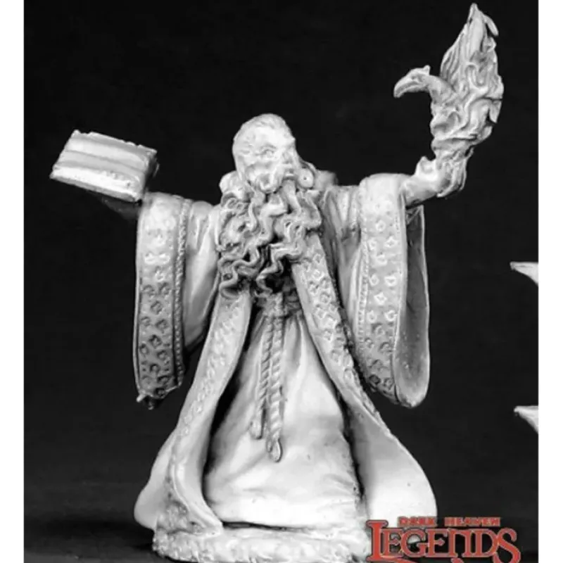 Miniature<Valdarynn, Arch Mage: Dark Heaven Legends RPR 02591 - Miniature Marvels: Airplane Models & Painted Dice
