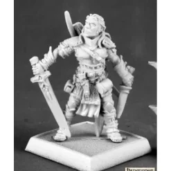 Miniature<Valeros, Male Iconic Fighter (Version 2): Pathfinder RPR 60035 - Miniature Marvels: Airplane Models & Painted Dice