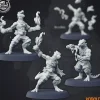 Miniature<Vank The Alchemist - Miniature Marvels: Airplane Models & Painted Dice