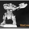 Miniature<Varaug, Orc Warlord (Alternate Sculpt): Warlord RPR 14536 - Miniature Marvels: Airplane Models & Painted Dice