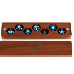 Dice<Vault Wooden Dice Case: Purple Heart MET 816 - Miniature Marvels: Airplane Models & Painted Dice