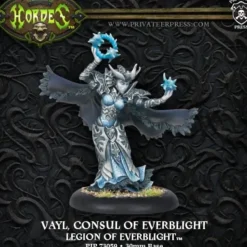 Miniature<Vayl, Consul of Everblight: Legion of Everblight - Warlock PIP 73059 - Miniature Marvels: Airplane Models & Painted Dice