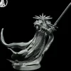 Miniature<Vile Knight Attacking - Miniature Marvels: Airplane Models & Painted Dice
