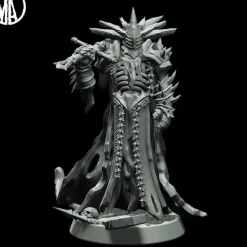 Miniature<Vile Knight Idle - Miniature Marvels: Airplane Models & Painted Dice