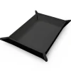 Accessories<Vivid Magnetic Foldable Dice Tray: Black - Miniature Marvels: Airplane Models & Painted Dice