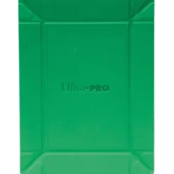 Accessories<Vivid Magnetic Foldable Dice Tray: Green - Miniature Marvels: Airplane Models & Painted Dice