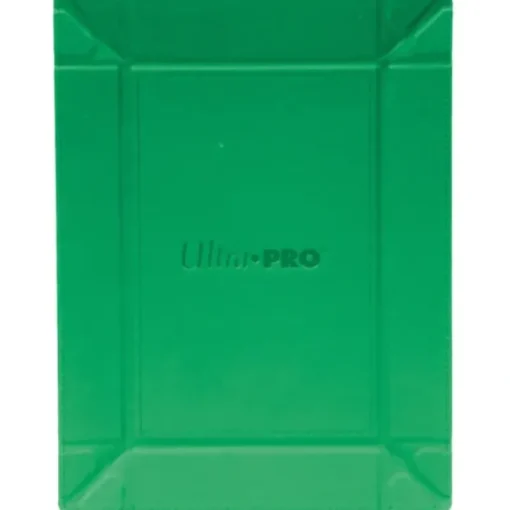 Accessories<Vivid Magnetic Foldable Dice Tray: Green - Miniature Marvels: Airplane Models & Painted Dice