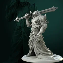Miniature<Vold The Dead Lord 75mm - Miniature Marvels: Airplane Models & Painted Dice