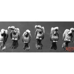 Miniature<Vultures (6): Dark Heaven Legends RPR 03797 - Miniature Marvels: Airplane Models & Painted Dice