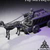 Miniature<Wagon Of Dead Bodies - Miniature Marvels: Airplane Models & Painted Dice