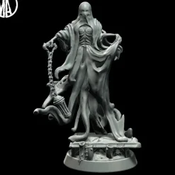 Miniature<Wailing Hag Idle - Miniature Marvels: Airplane Models & Painted Dice