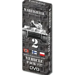 Board Game<Warfighter WWII Expansion 37: Vehicle #2 DV1 036AR - Miniature Marvels: Airplane Models & Painted Dice
