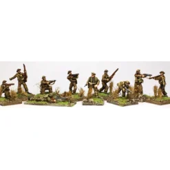 Miniature<Warfighter WWII Expansion 15: UK Metal Soldier Minis DV1 036O - Miniature Marvels: Airplane Models & Painted Dice