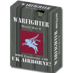 Board Game<Warfighter WWII Expansion 40: UK Airborne DV1 036AU - Miniature Marvels: Airplane Models & Painted Dice
