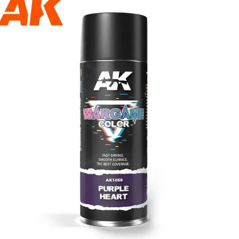 Paint<Wargame Color: Purple Heart Spray LTG AK-1058 - Miniature Marvels: Airplane Models & Painted Dice