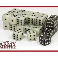 Dice<Wargaming Dice: White TAP TL5022 - Miniature Marvels: Airplane Models & Painted Dice