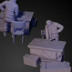 Miniature<Warlord - Miniature Marvels: Airplane Models & Painted Dice