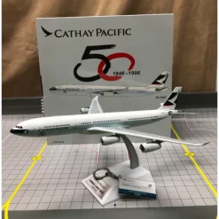 Airplane Model*WB Models WB-A340-3-012 1:200 Cathay Pacific Airbus A340-313 - Miniature Marvels: Airplane Models & Painted Dice