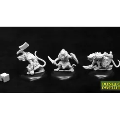 Miniature<Wererats: Dungeon Dwellers RPR 07016 - Miniature Marvels: Airplane Models & Painted Dice