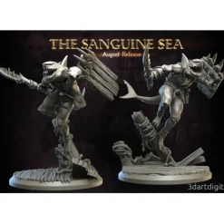Miniature<Wereshark Jumping - Miniature Marvels: Airplane Models & Painted Dice