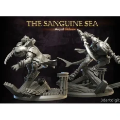 Miniature<Wereshark Male Leaping - Miniature Marvels: Airplane Models & Painted Dice