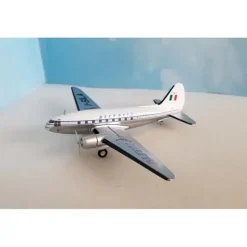 Airplane Model<Western Models 1:200 Alitalia Curtiss C-46 AC219749 - Miniature Marvels: Airplane Models & Painted Dice