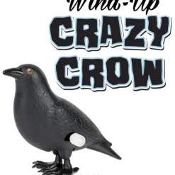 Egpull<Wind-Up Crazy Crow - Walking Classic Toy Bird Figure - Archie McPhee - Miniature Marvels: Airplane Models & Painted Dice