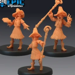 Miniature<Witch Apprentices - Miniature Marvels: Airplane Models & Painted Dice