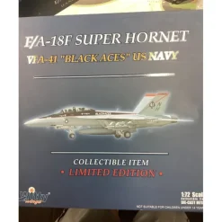 Airplane Model<Witty Wings WTW-72-008-013 1:72 F/a-18F VFA-41 Black Aces" - Miniature Marvels: Airplane Models & Painted Dice