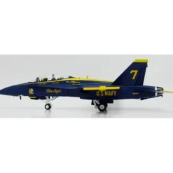 Airplane Model<Witty Wings WTW-72-017-002 1:72 U.S Navy F/A-18D "Blue Angels" - Miniature Marvels: Airplane Models & Painted Dice