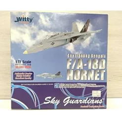 Airplane Model<Witty Wings WTW-72-017-001 1:72 U.S Navy F/A-18D "The Fighting Bengals" - Miniature Marvels: Airplane Models & Painted Dice