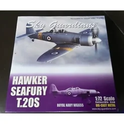 Airplane Model<Witty Wings WTW72-025-00A 1:72 Hawker Sea Fury T.20S Royal Navy WG655 - Miniature Marvels: Airplane Models & Painted Dice