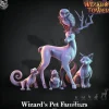 Miniature<Wizard Pet Familiars - Miniature Marvels: Airplane Models & Painted Dice