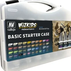 Accessories<WizKids Premium Paints: Basic Starter Case - Miniature Marvels: Airplane Models & Painted Dice