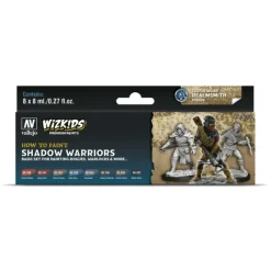 Accessories<WizKids Premium Paints: Shadow Warriors - Miniature Marvels: Airplane Models & Painted Dice