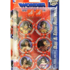 Miniature<Wonder Woman Dice & Token Pack: DC Comics HeroClix WZK 72080 - Miniature Marvels: Airplane Models & Painted Dice
