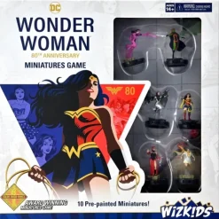 Miniature<Wonder Woman 80th Anniversary Miniatures Game: DC Comics HeroClix WZK 84002 - Miniature Marvels: Airplane Models & Painted Dice