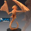Miniature<Wood Wyvern Flying - Miniature Marvels: Airplane Models & Painted Dice