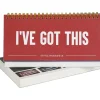 Egpull<Work-Speak - 50 Daily Messages Desk Table Spiral Flip Book - Funny Office Signs - Miniature Marvels: Airplane Models & Painted Dice