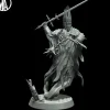 Miniature<Wraith King Attacking - Miniature Marvels: Airplane Models & Painted Dice