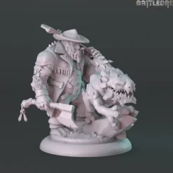 Miniature<Xan the Outsider - Miniature Marvels: Airplane Models & Painted Dice