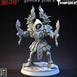 Miniature<Xander Force - Miniature Marvels: Airplane Models & Painted Dice