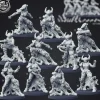 Miniature<Xhia Ragerunner - Miniature Marvels: Airplane Models & Painted Dice