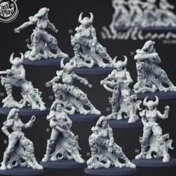 Miniature<Xhia Ragerunner - Miniature Marvels: Airplane Models & Painted Dice